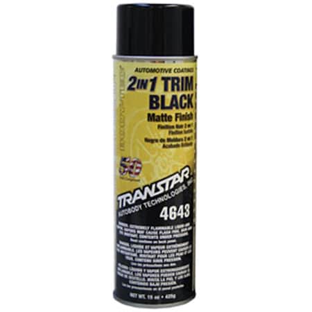 Transtar 4643 2 to 1 in. Matte Trim Black TRE-4643